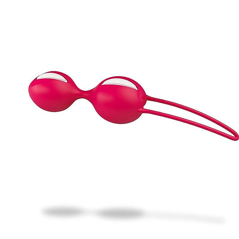 Duo Smartballs White Red Kegel Exerciser by Fun Factory - Love Eggs and Kegel Exercisers