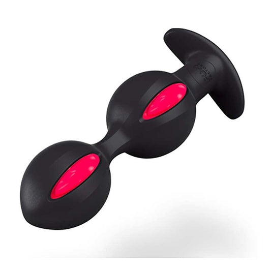 B Balls Black Red Luxury Adult Pleasure Toy by Fun Factory - Luxury Sex Toys