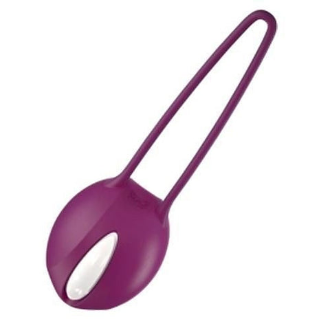 Smartball Uno Red White Kegel Exerciser by Fun Factory - Love Eggs and Kegel Exercisers