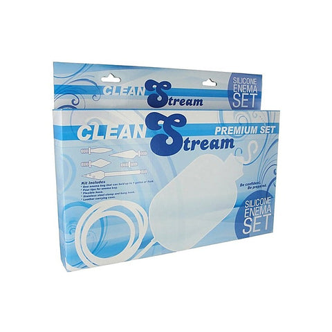 CleanStream Premium Silicone Enema Set by XR Brands - Anal Cleansing