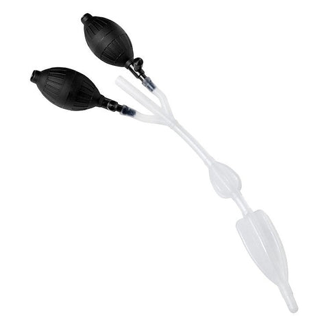 CleanStream Silicone Double Bulb Nozzle by XR Brands - Anal Cleansing
