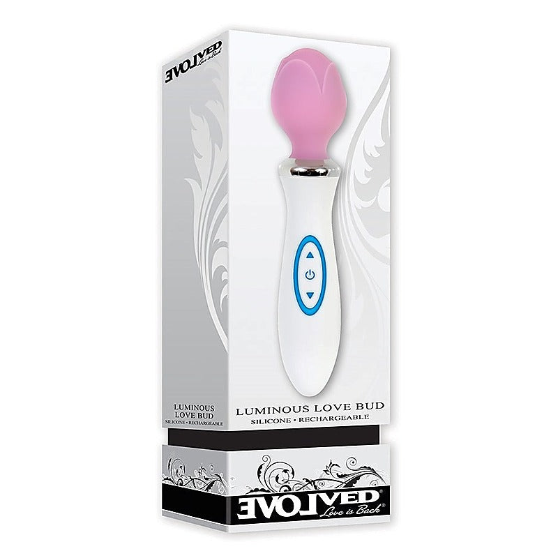 Luminous Love Bud Rechargeable Vibrating Body Wand - Waterproof Vibrators