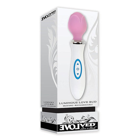 Luminous Love Bud Rechargeable Vibrating Body Wand - Waterproof Vibrators
