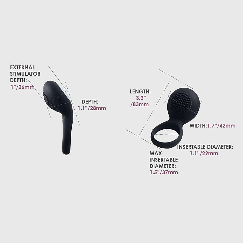 Tyler Vibrating Cock Ring by Svakom - Cock Rings