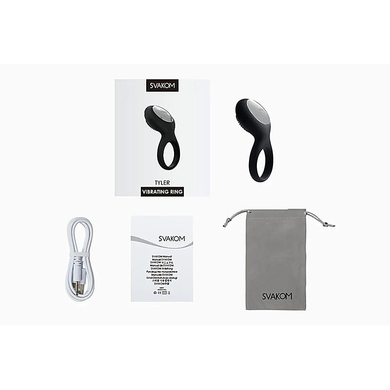 Tyler Vibrating Cock Ring by Svakom - Cock Rings