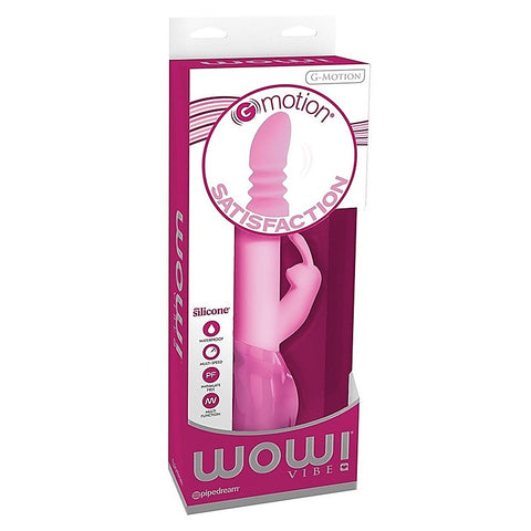 WOW! G-Motion Triple Action Rabbit Vibrator by Pipedream - Rabbit Vibrators