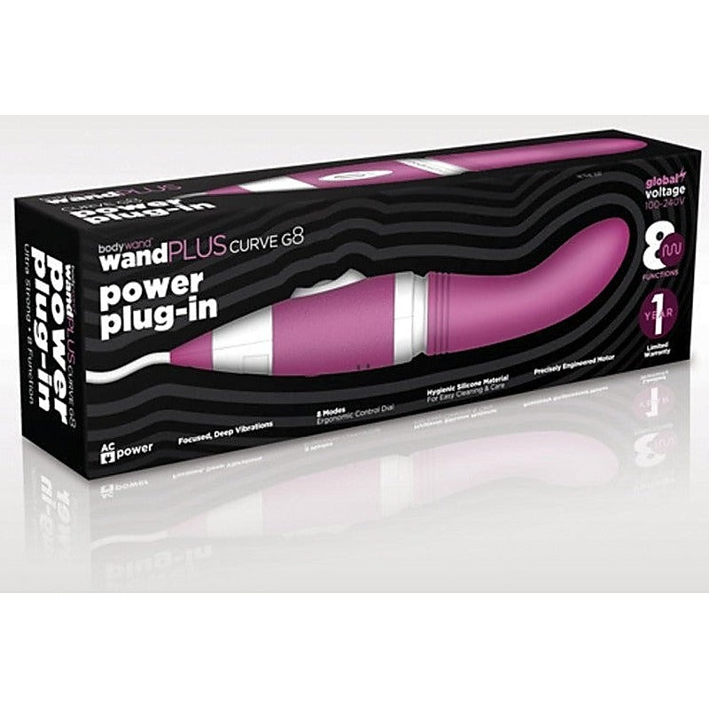 Xgen Products Bodywand wandPlus Curve G8 Power Plug In Wand Vibrator - G-Spot Vibrators