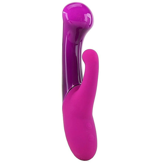 Opal Vibrating Dual Massager by California Exotics - Rabbit Vibrators