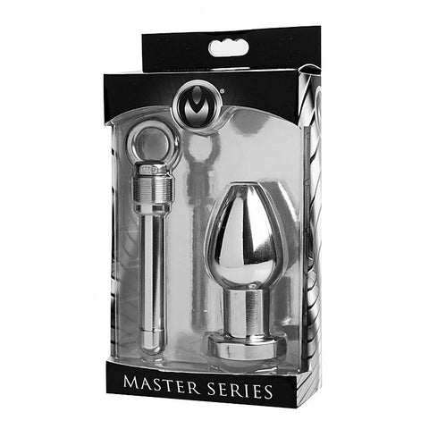 Arsenal Aluminum Tunnel Plug by XR Brands - Steel Sex Toys