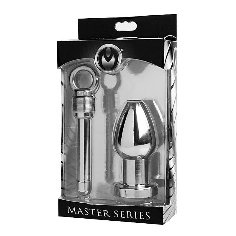 Arsenal Aluminum Tunnel Plug by XR Brands - Steel Sex Toys