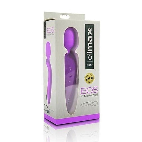 Topco Climax Elite Eos Rechargeable 9x Silicone Wand Powerful Motor - Luxury Sex Toys