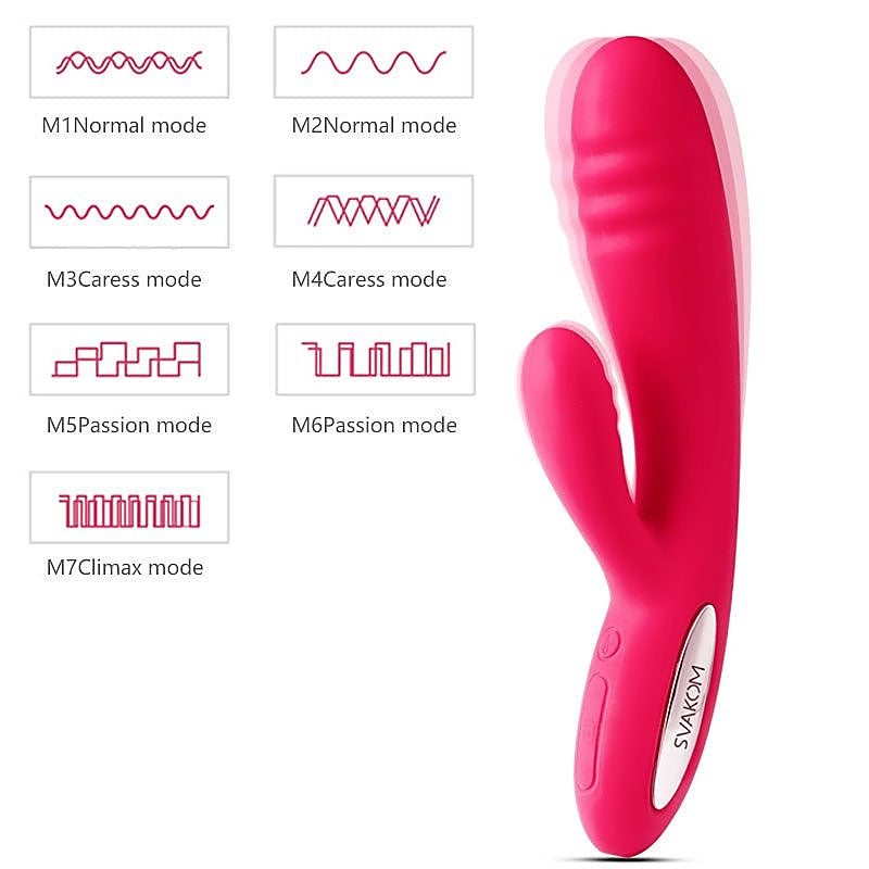Adonis Multi Functions Heating Rabbit Vibrator by Svakom - Rabbit Vibrators