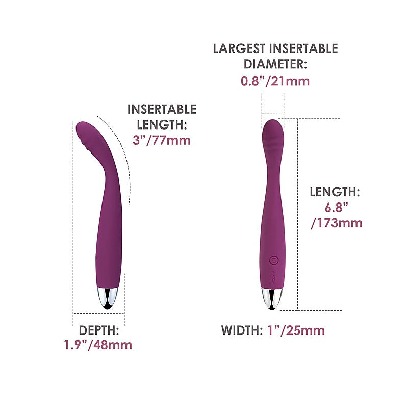 Cici Slim Flexible Head G-Spot Vibrator by Svakom - Waterproof Vibrators