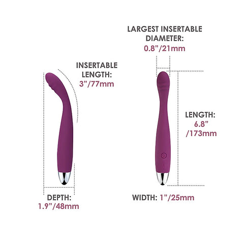 Cici Slim Flexible Head G-Spot Vibrator by Svakom - Waterproof Vibrators