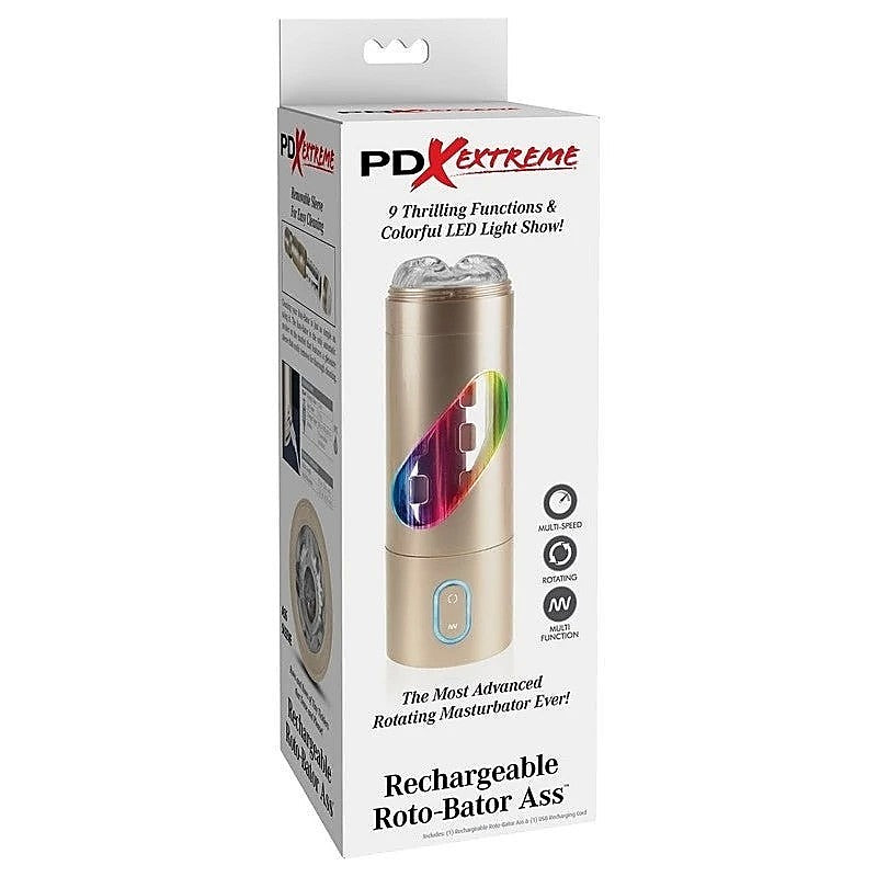Extreme Rechargeable Roto-Bator Mouth Stroker - Masturbators and Strokers