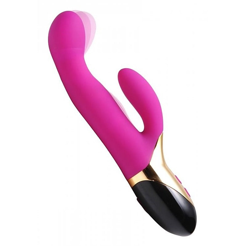 Come Hither Moving G-Spot Rechargeable Vibrator by XR Brands - Rabbit Vibrators