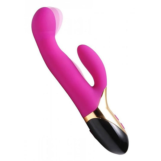 Come Hither Moving G-Spot Rechargeable Vibrator by XR Brands - Rabbit Vibrators