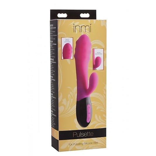 Pulsette 7x Pulsating Silicone Vibe by XR Brands - Rabbit Vibrators