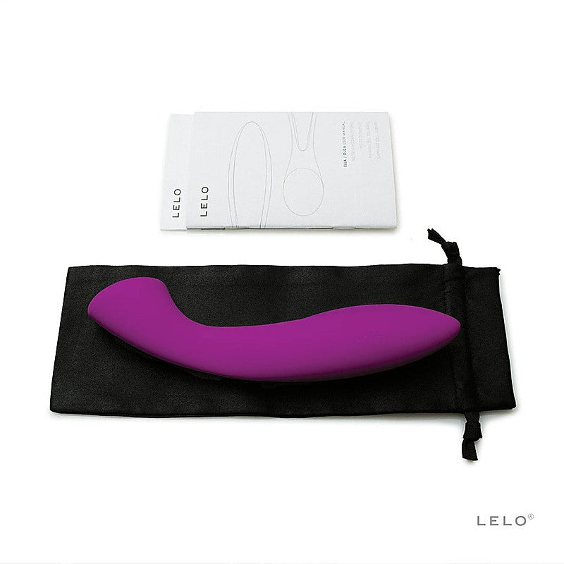 Lelo Ella Waterproof Silicone G Spot Vibrator Dual Ended Design - Strap On Sextoys