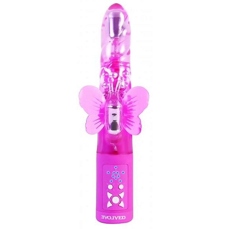 Menage a Trois Butterfly Vibrator by Evolved - Rabbit Vibrators