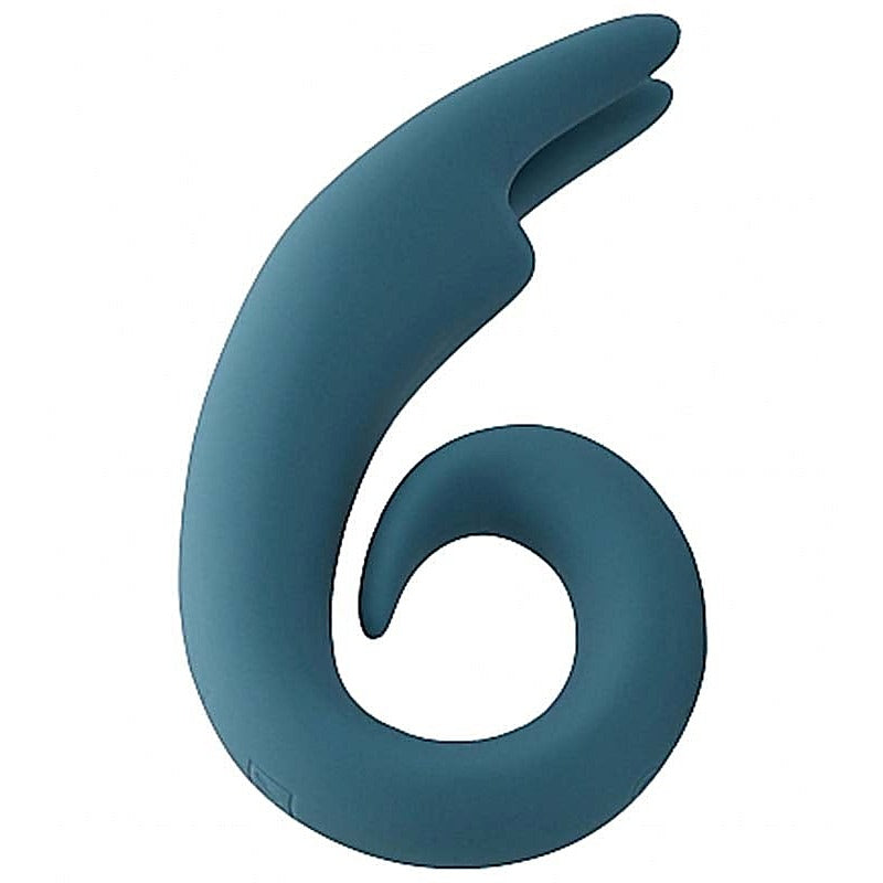 Mjuze - The Lithe Blue Vibrator by Shots Toys - Clit Ticklers and Pulsators