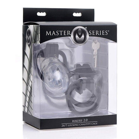 Premium Rikers 2.0 Chastity Device by XR Brands - Male Chastity
