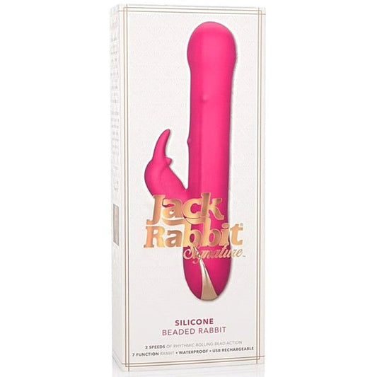 Jack Rabbit Signature Silicone Beaded Rabbit Vibrator - Rabbit Vibrators