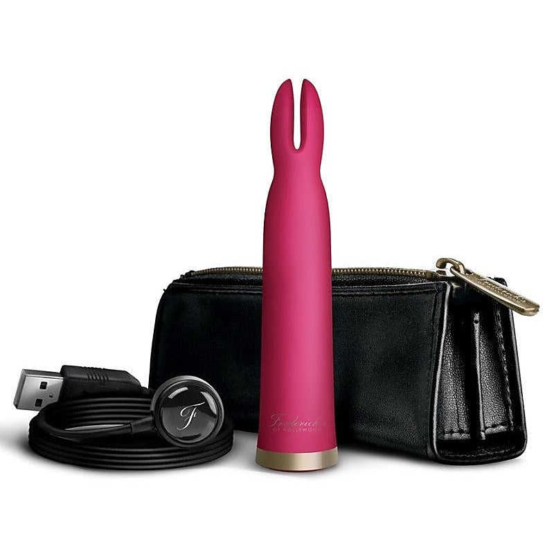 Rechargeable Rabbit Bullet Pink by Fredericks of Hollywood - Rabbit Vibrators