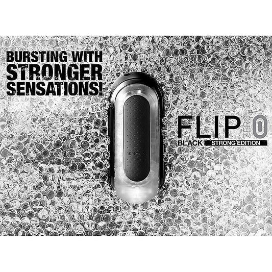 Flip Zero Black Extra Strong by Tenga - Masturbators and Strokers