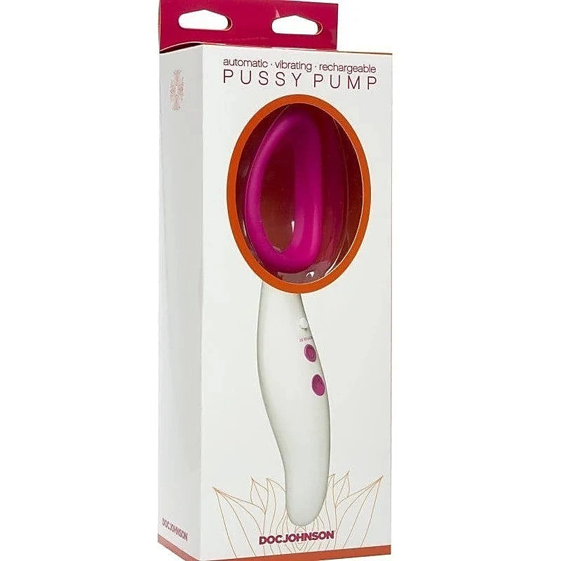 Automatic Vibrating Rechargeable Pussy Pump by Doc Johnson - Luxury Sex Toys