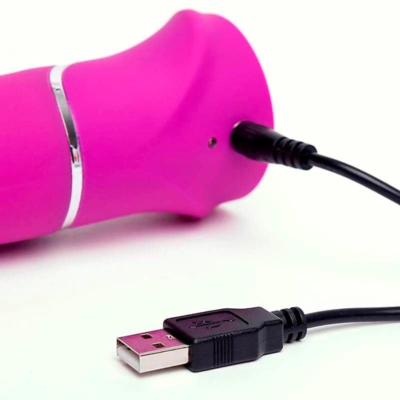 Happy Rabbit Rechargeable Beaded Vibrator by Love Honey - Rabbit Vibrators