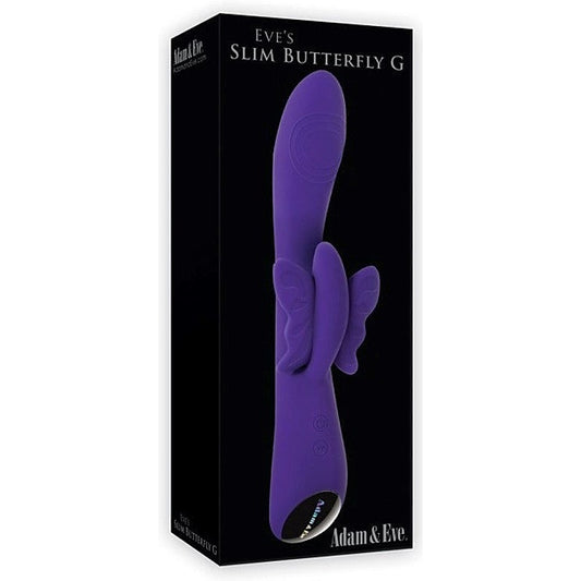 Eve's Slim Butterfly G Vibrator - Purple - Rabbit Vibrators
