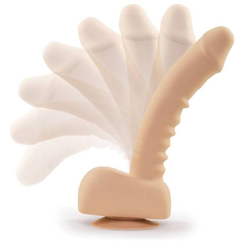 Uprize Remote Control AutoErect 8 Inch Vibrating Dildo - Realistic Dildos