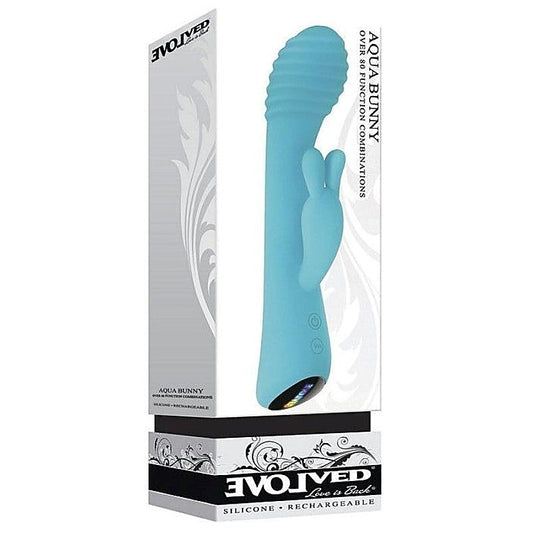 Aqua Rabbit Style G Spot Vibrator by Evolved - Rabbit Vibrators