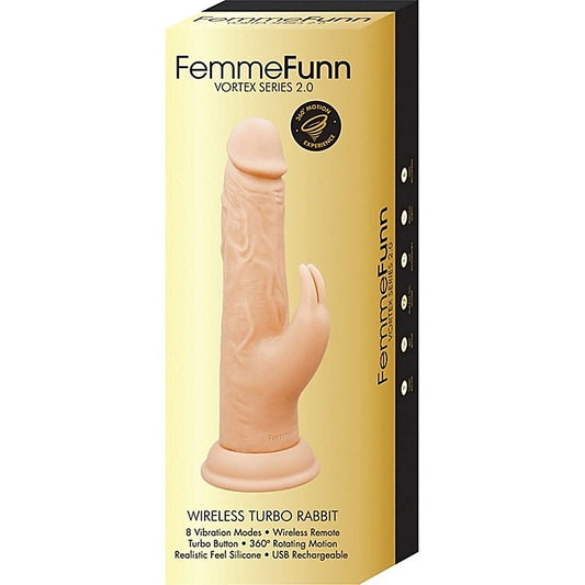 Vortex Series 2.0 Wireless Turbo Rabbit by FemmeFunn - Rabbit Vibrators