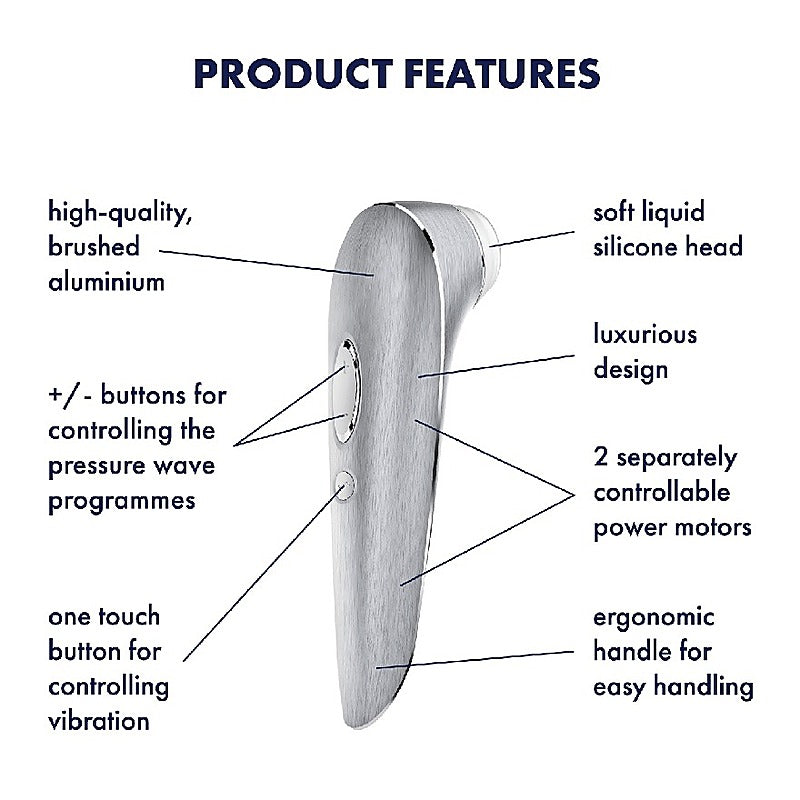 Luxury High Fashion Vibrating Clitoral Massager by Satisfyer - Clit Ticklers and Pulsators