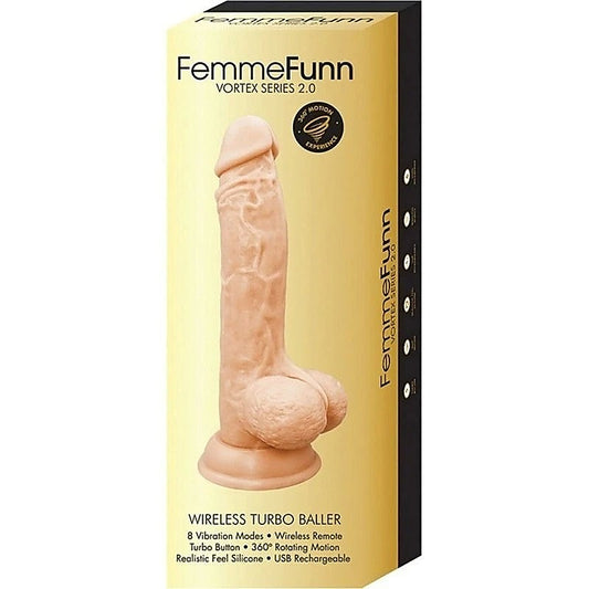 Vortex Series 2.0 Wireless Turbo Baller by FemmeFunn - Masturbators and Strokers