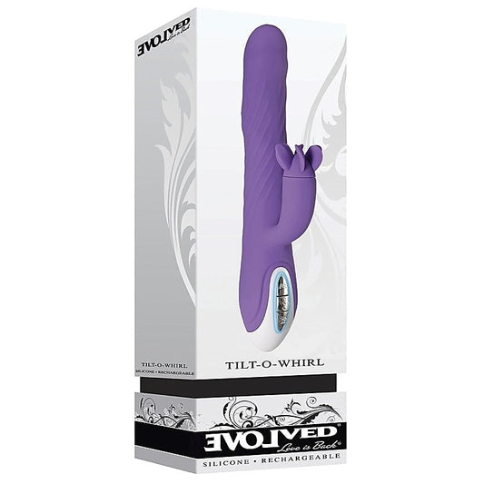 Tilt-O-Whirl Dual-Action Pleasure Enhancer by Evolved - Rabbit Vibrators