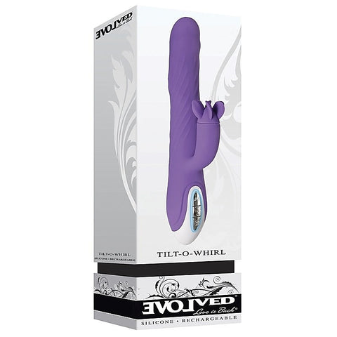 Tilt-O-Whirl Dual-Action Pleasure Enhancer by Evolved - Rabbit Vibrators