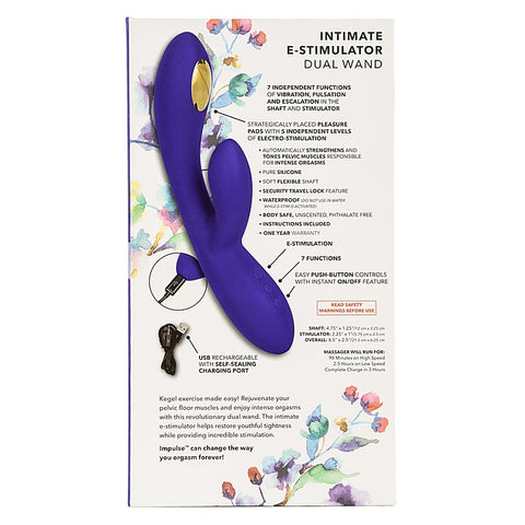 Impulse Intimate E-Stimulator Dual Wand - Rabbit Vibrators