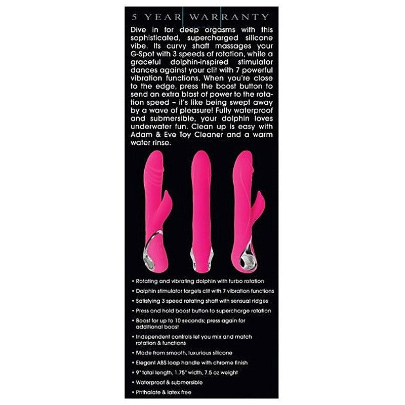 The Dancing Dolphin by Adam & Eve - Rabbit Vibrators