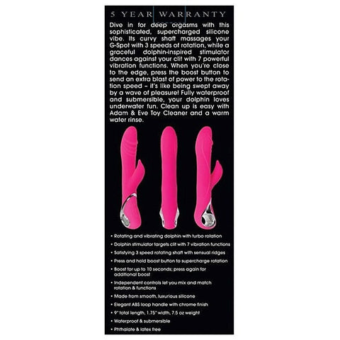 The Dancing Dolphin by Adam & Eve - Rabbit Vibrators
