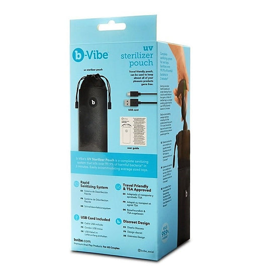 UV Sterilizer Pouch by B-Vibe - Adult Toy Cleaner