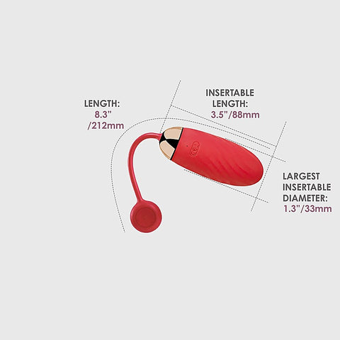 Ella App Controlled Vibrating Love Eggs by Svakom - Waterproof Vibrators