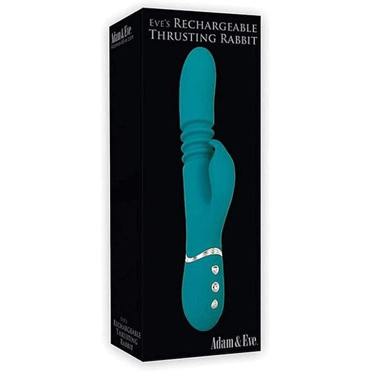 Eve's Rechargeable Thrusting Rabbit by Adam & Eve - Rabbit Vibrators