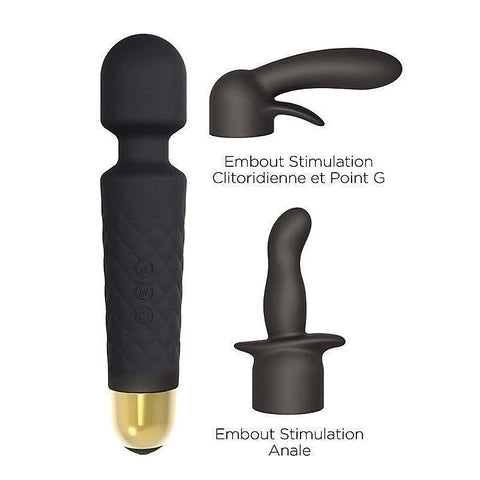 Marc Dorcel Toys Wanderful Kit Vibrator with G Spot Attachments - Body Wands