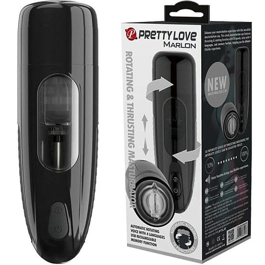 Pretty Love Marlon Rotating and Thrusting Stroker by Baile - Masturbators and Strokers