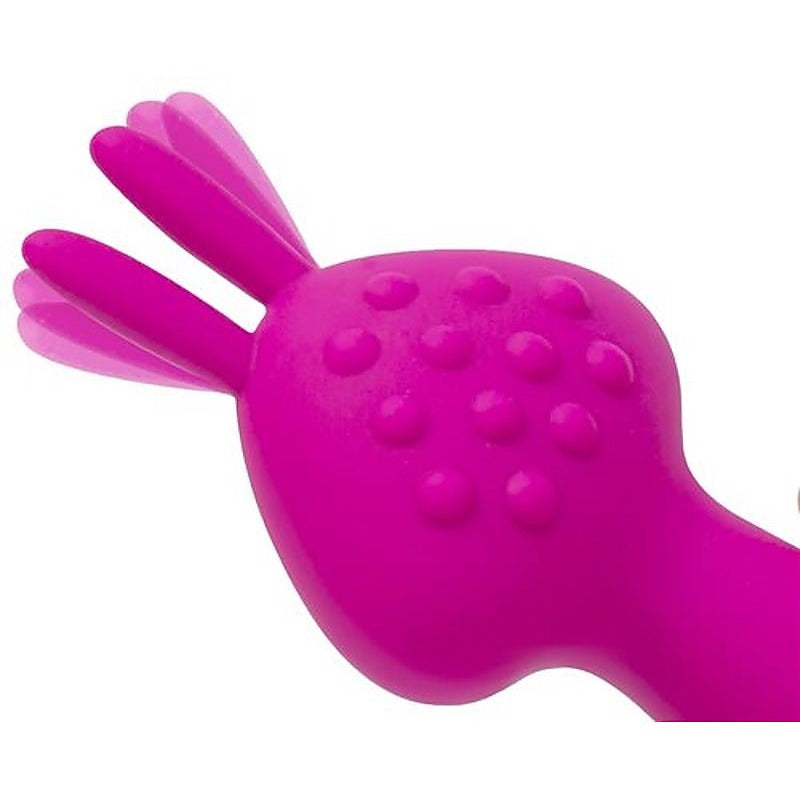 Dual Rabbit Ears Prong Massager by BMS Factory - Rabbit Vibrators