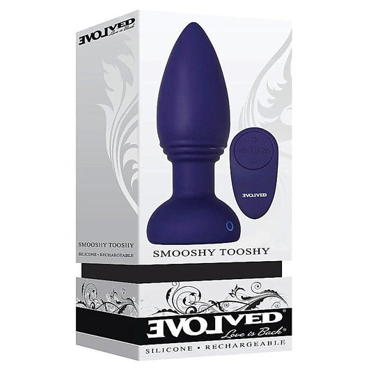 Smooshy Tooshy Butt Plug Remote Control by Evolved - Butt Plugs