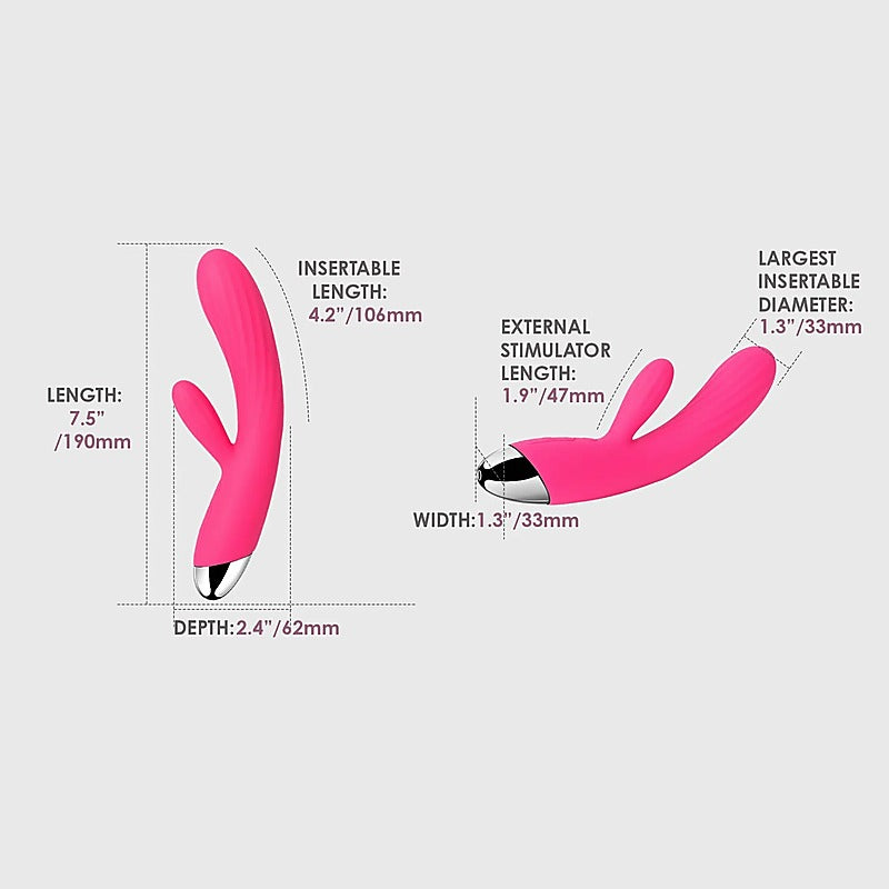 Angel Warming Flexible Rabbit Vibrator by Svakom - Rabbit Vibrators